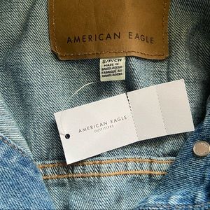 Brand New American Eagle Oversized Jean Denim Jacket Cotton